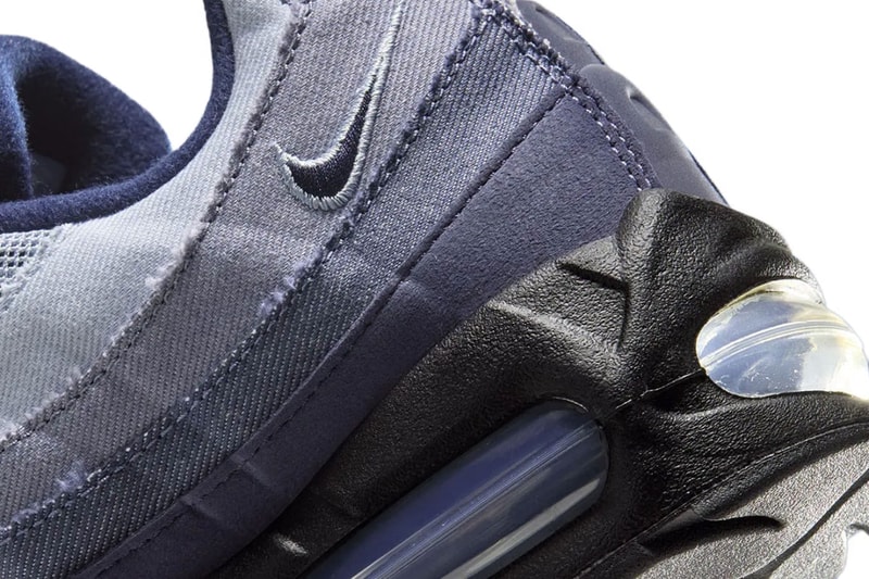 ナイキエアマックス 95 にリーバイス コラボを彷彿とさせる新作 “アッシェン スレート” が登場 Nike Air Max 95 Big Bubble “Ashen Slate” release info