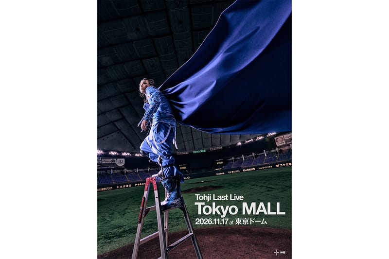 Tohji が音楽活動最後のライブとなる東京ドーム公演 Tohji Last Live “TOKYO MALL” を11月17日に開催