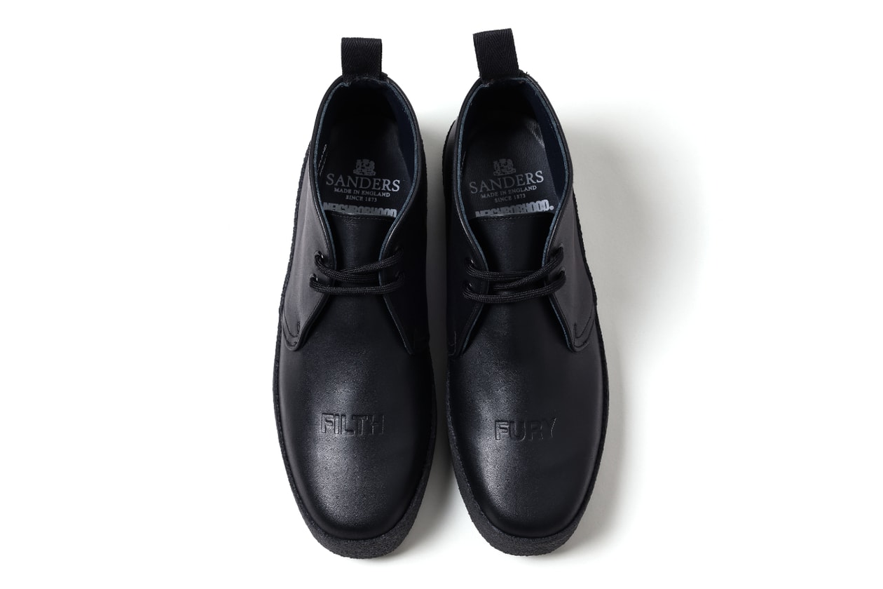 ネイバーフッドが英国老舗シューズブランド サンダースとのコラボシューズ第3弾を発表 NEIGHBORHOOD x SANDERS BRIT CHUKKA release info