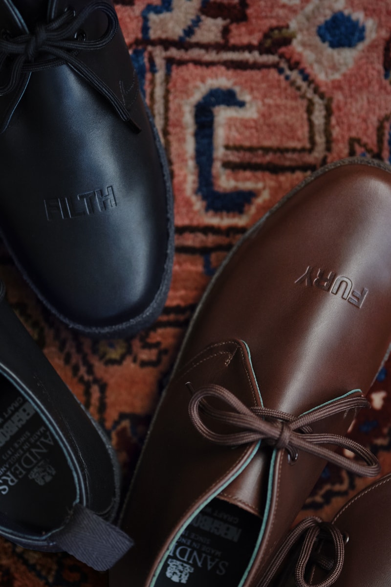 ネイバーフッドが英国老舗シューズブランド サンダースとのコラボシューズ第3弾を発表 NEIGHBORHOOD x SANDERS BRIT CHUKKA release info