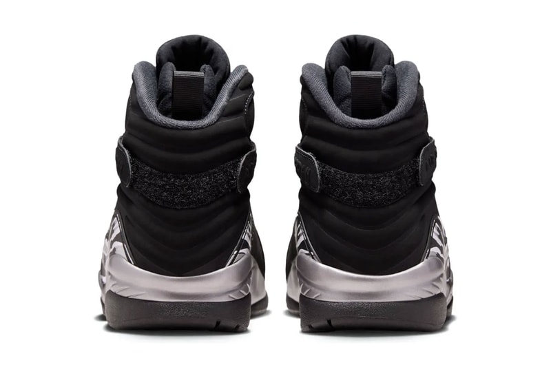 2026年版 エアジョーダン 8 “クローム” の発売情報が解禁 Air Jordan 8 "Chrome" Black and Light Graphite release info