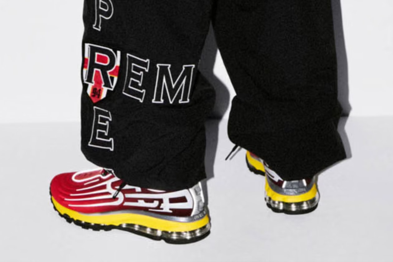 シュプリームがナイキとの最新コラボ エアマックス 2001 エア エクスタシーをお披露目 Supreme x Nike Air Max 2001 Air Ecstacy first look