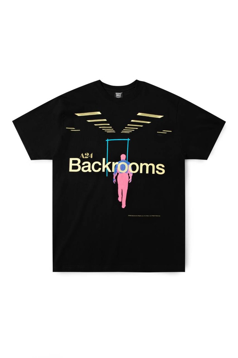 ギークスルールが映画『バックルームズ』とのコラボTを発表　GEEKS RULE Backrooms collaboration T-shirts info