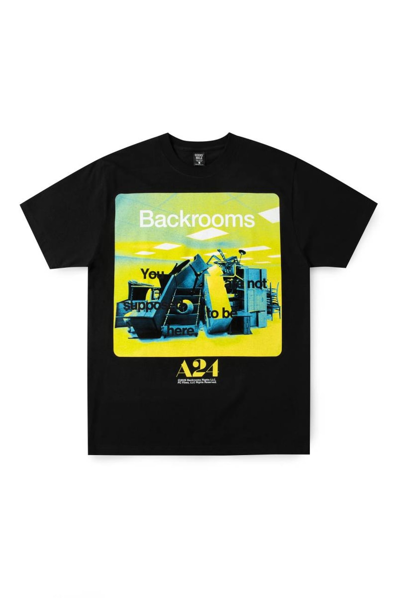ギークスルールが映画『バックルームズ』とのコラボTを発表　GEEKS RULE Backrooms collaboration T-shirts info