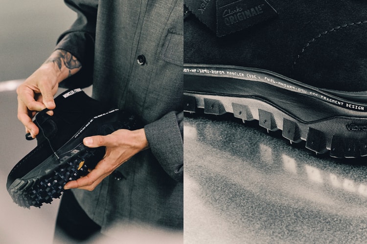 Moncler x 藤原ヒロシ主宰 fragment x Clarks Originals Trailgrip Wallabee GTX が発売
