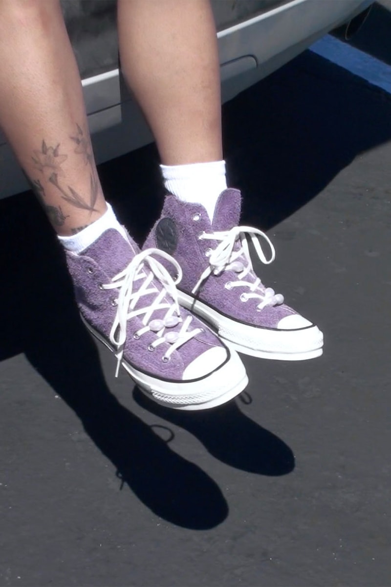 コンバースと菊乃によるパープルシングスがコラボモデルを発売 converse kikuno purple things all star lgcy su hi relese info