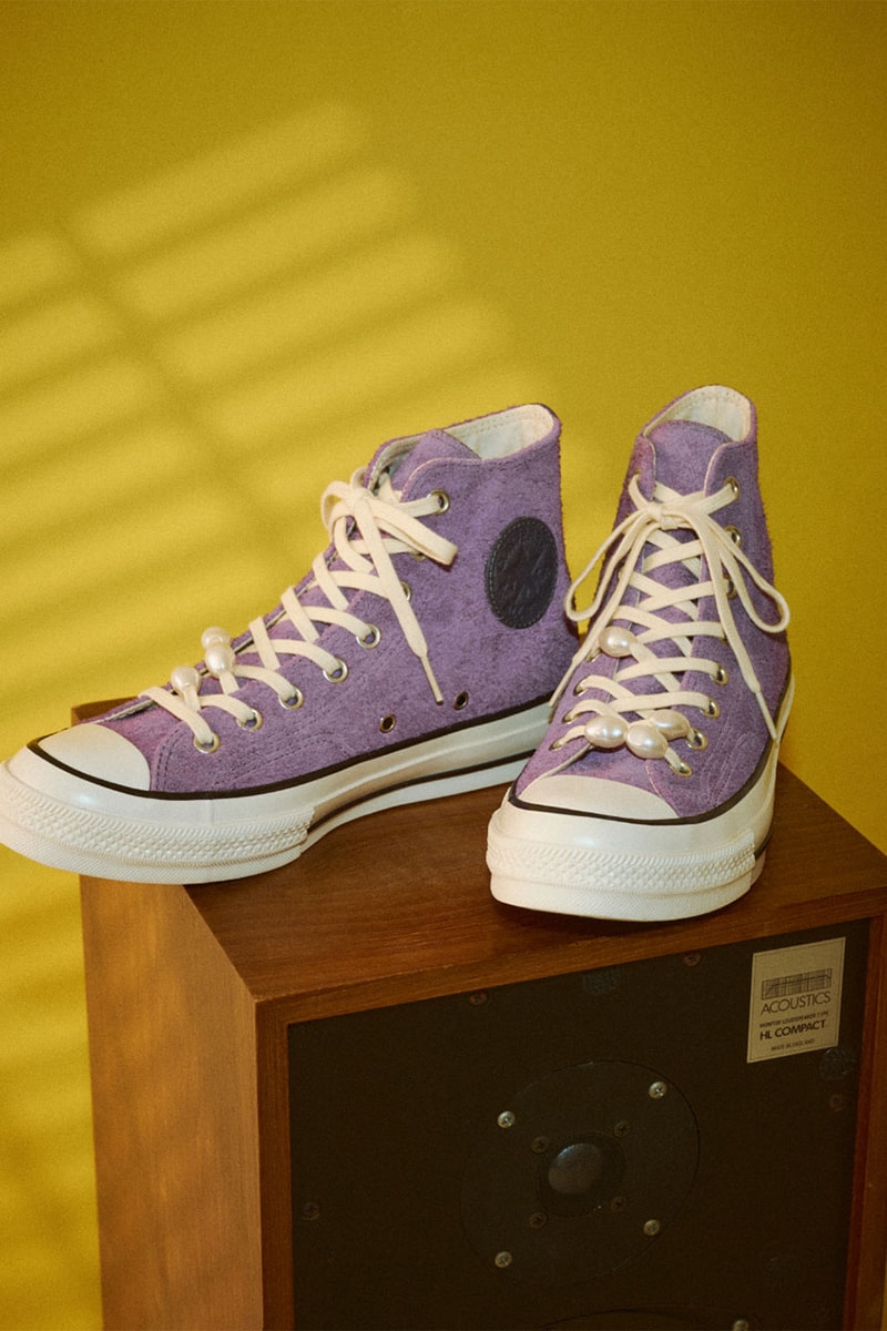 コンバースと菊乃によるパープルシングスがコラボモデルを発売 converse kikuno purple things all star lgcy su hi relese info