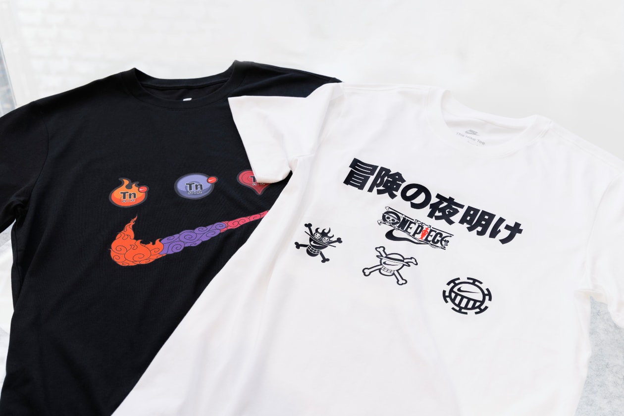 ナイキが『ワンピース』との初コラボコレクションを発表 ── “悪魔の実”に着想を得た Air Max Plus やアパレルを展開 Nike x『ONE PIECE』Air Max Plus collection release info