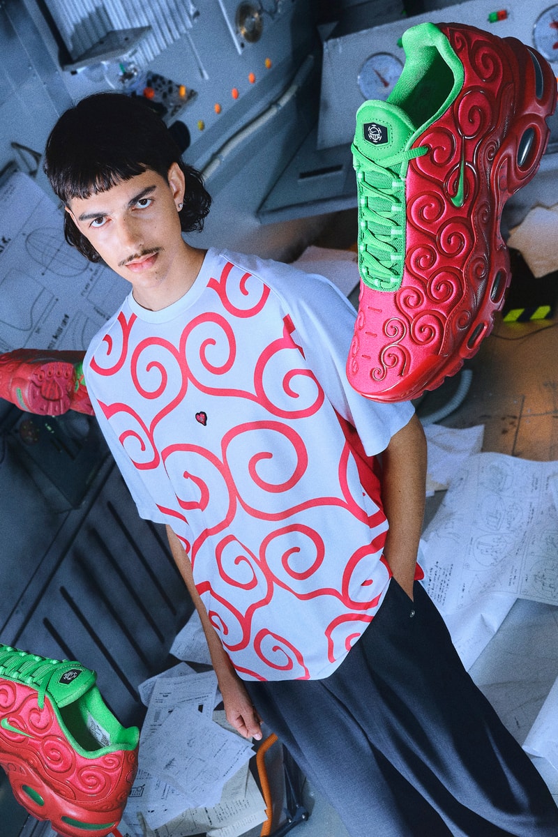 ナイキが『ワンピース』との初コラボコレクションを発表 ── “悪魔の実”に着想を得た Air Max Plus やアパレルを展開 Nike x『ONE PIECE』Air Max Plus collection release info