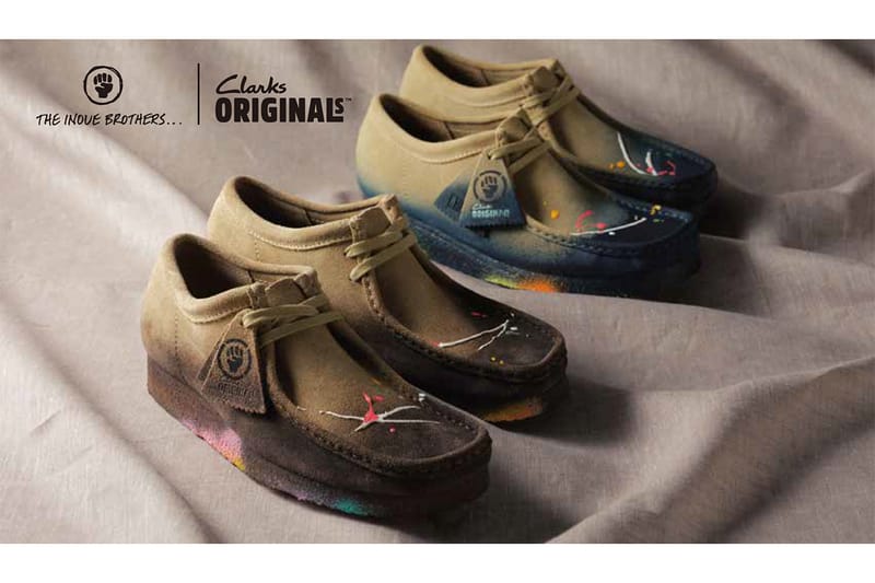 Clarks Originals x The Inoue Brothers... より日本の伝統染色とストリートアートを融合した限定 Wallabee™ が登場