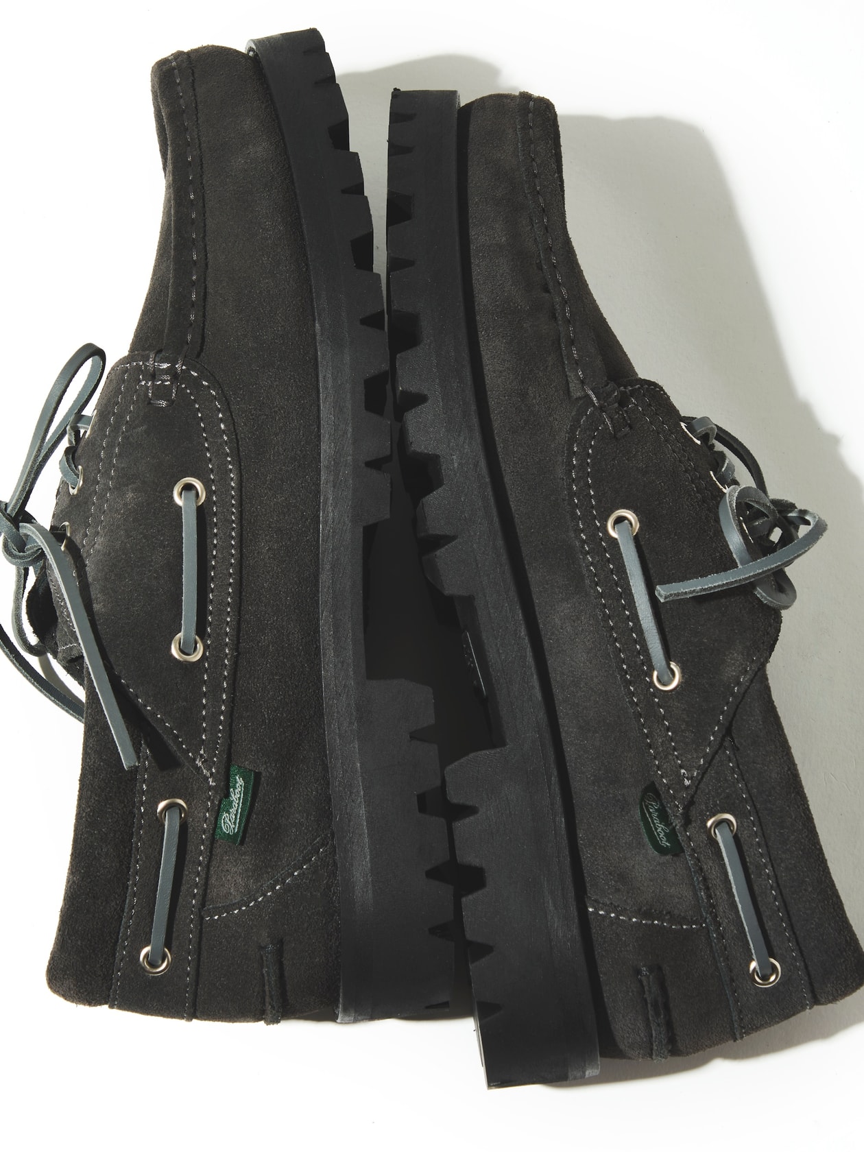 パラブーツとノンネイティブがBRIACをチャコールグレーで再構築 paraboot nonnative 1990 briac chacol release info