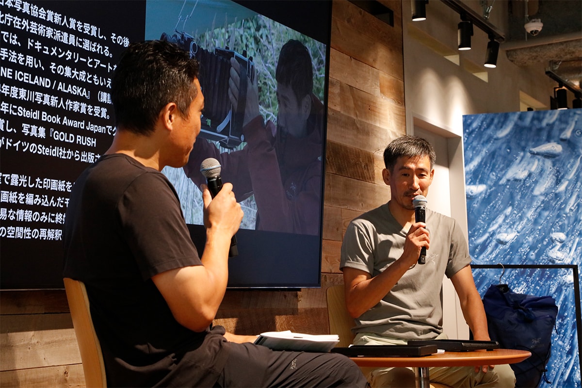 アークテリクスが考える“循環する未来” ── 写真家 石塚元太良と紐解く、自然と道具のこれから arcteryx system 0 sperro sv jacket ishiduka genta report
