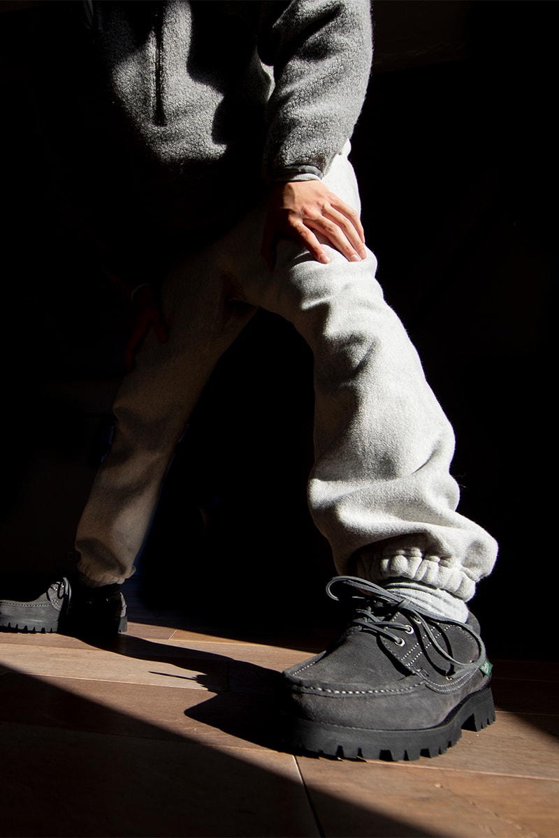 パラブーツとノンネイティブがBRIACをチャコールグレーで再構築 paraboot nonnative 1990 briac chacol release info