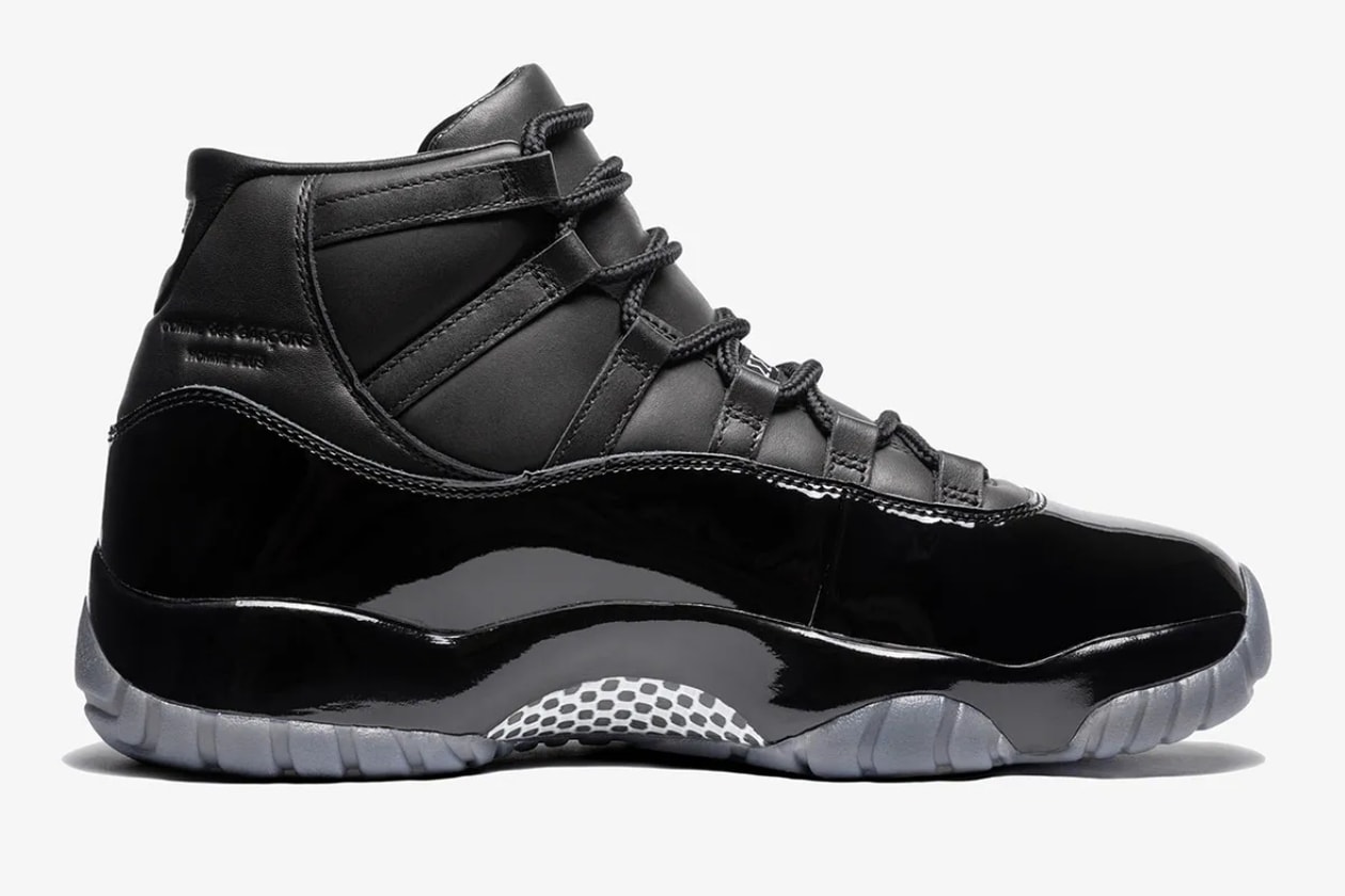 コム デ ギャルソン・オム プリュス x エア ジョーダン 11の発売情報が解禁 COMME des GARÇONS HOMME PLUS x Air Jordan 11 release info