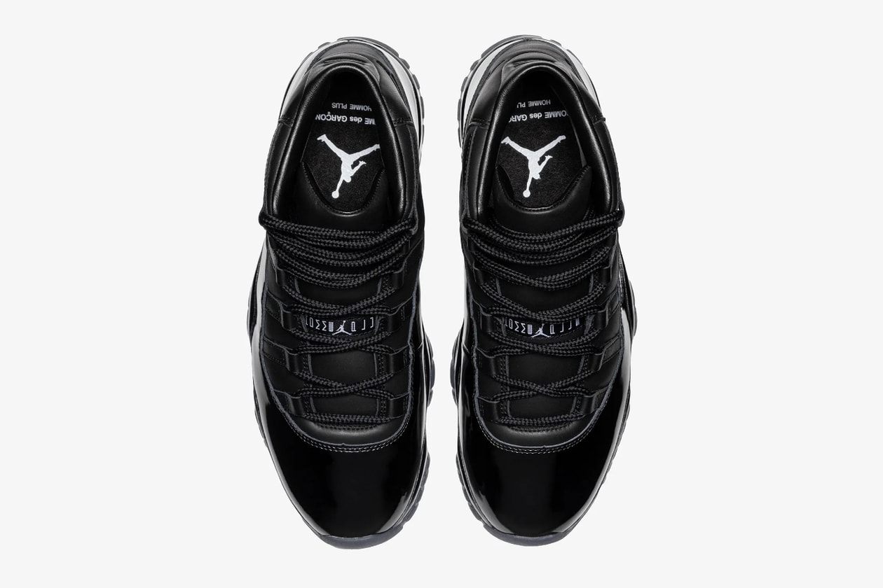 コム デ ギャルソン・オム プリュス x エア ジョーダン 11の発売情報が解禁 COMME des GARÇONS HOMME PLUS x Air Jordan 11 release info