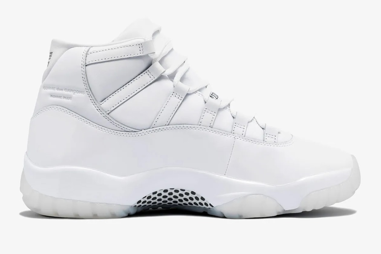 コム デ ギャルソン・オム プリュス x エア ジョーダン 11の発売情報が解禁 COMME des GARÇONS HOMME PLUS x Air Jordan 11 release info