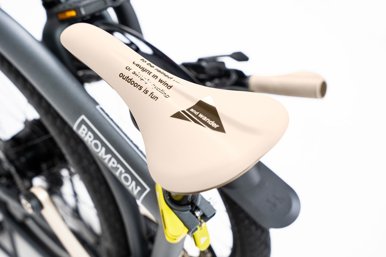 ブロンプトンとアンドワンダーによる初コラボが実現 brompton and wander collabo release info