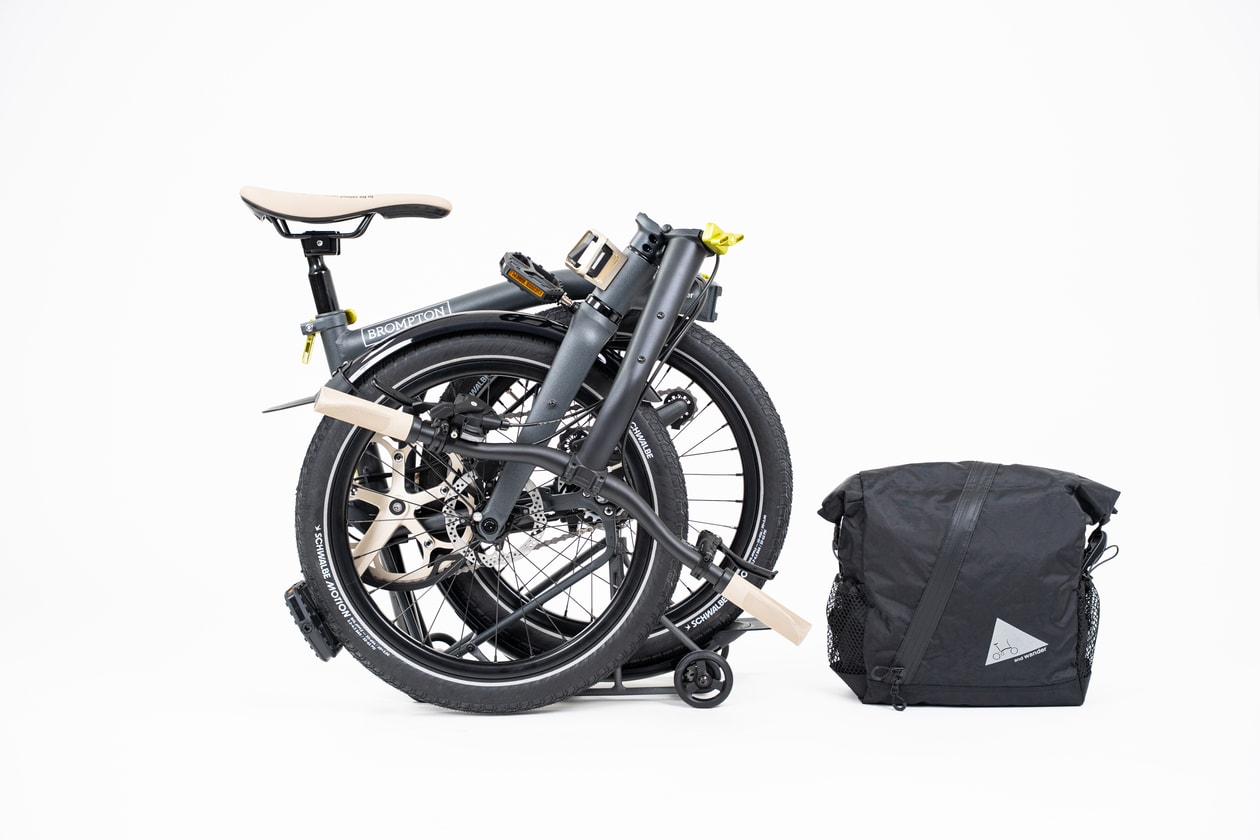ブロンプトンとアンドワンダーによる初コラボが実現 brompton and wander collabo release info