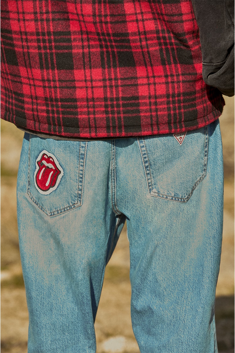 ゲスジーンズとローリング・ストーンズがカプセルコレクションを発表 guess jeans the rolling stones 1978 years capsel collection release info