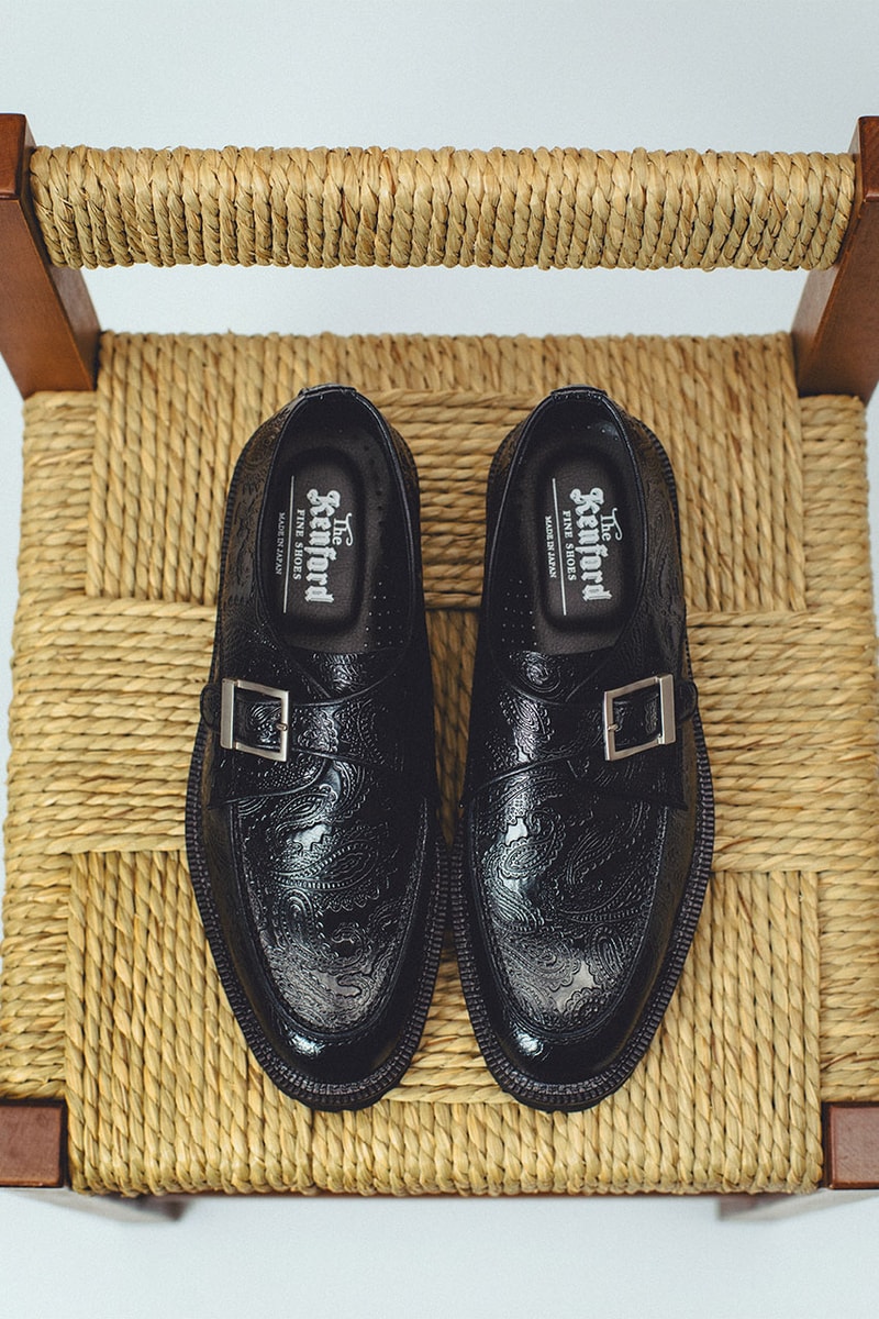 ケンフォードファインシューズがウィメンズ仕様の新作ローファーを発売 the kenford fineshoes black paisley relese info