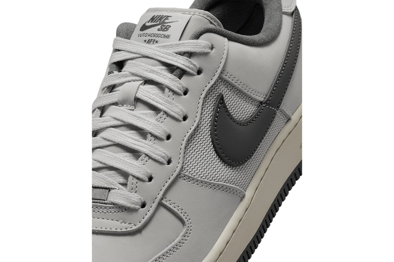 堀米雄斗xナイキSBよりエアフォース1 “ライトボーンアンドアイロングレー”が登場 yuto horigome nike sb air force 1 light bone and iron grey release info