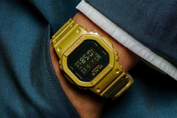 BlackEyePatch と G-SHOCK が3度目のコラボ ── ゴールドカラーの DW-5600 を発売
