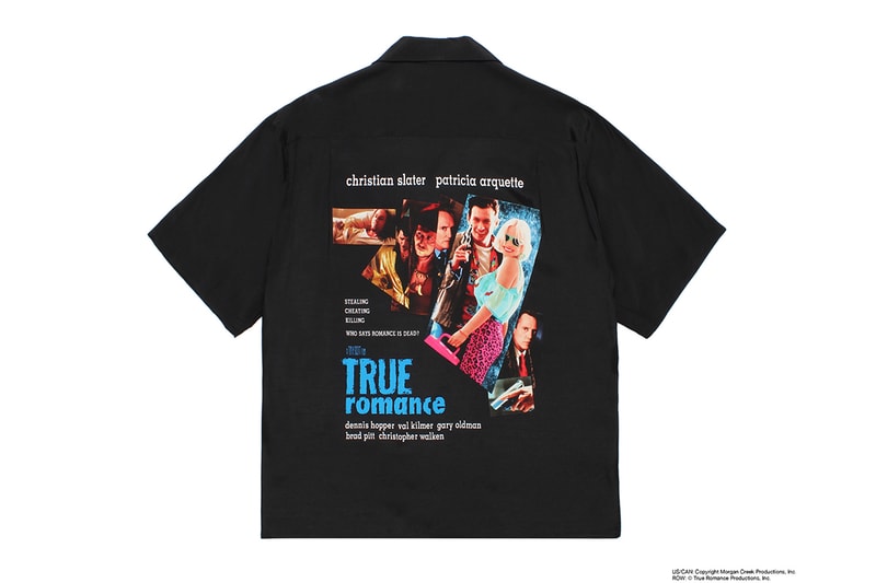ワコマリアが『True Romance』とのコラボレーションを発売 wacko maria true romance collabo release info