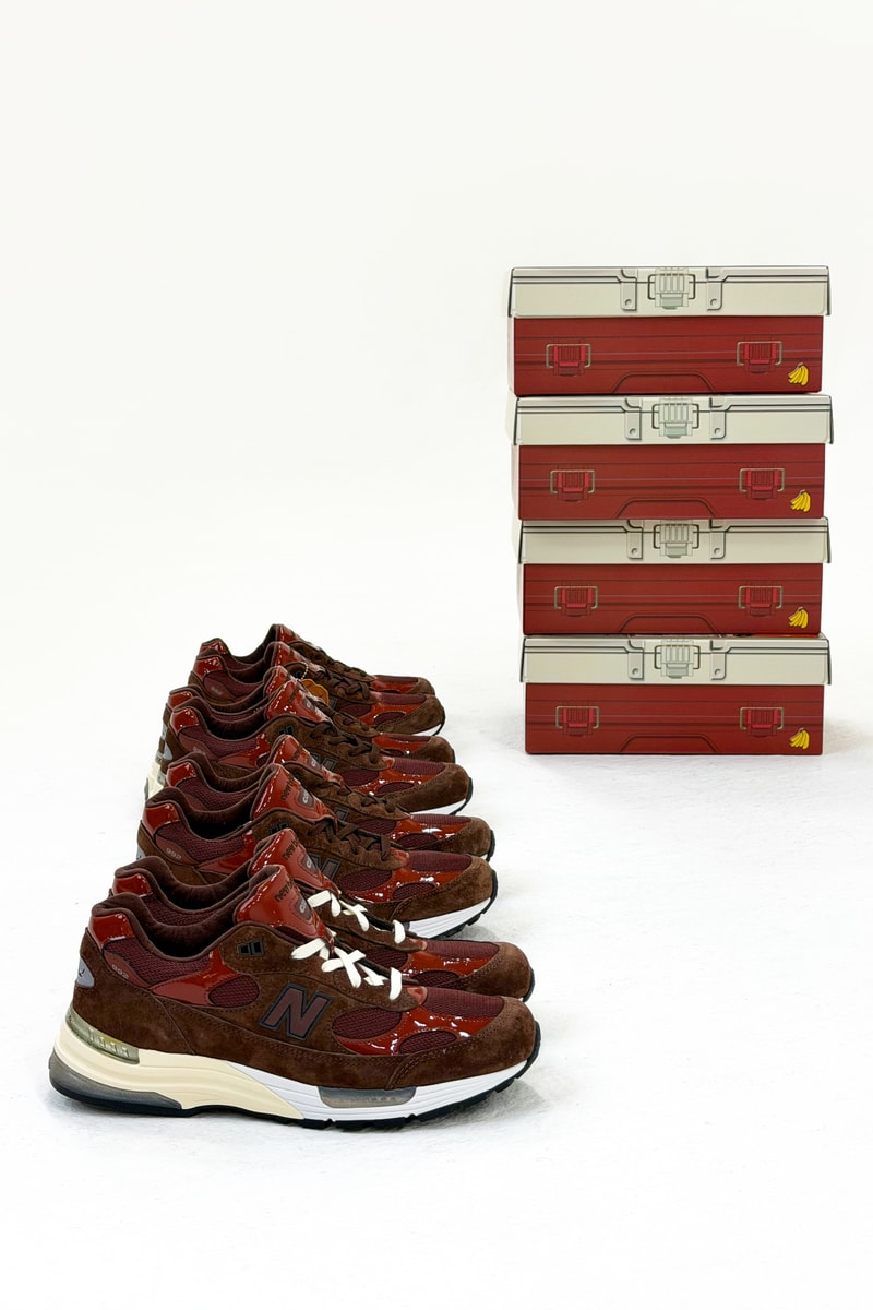 アミーネが自身初のニューバランス メイドイン USA コラボ 992 “アウトドア スクール” を発表 Amine New Balance Made in USA 992 first look