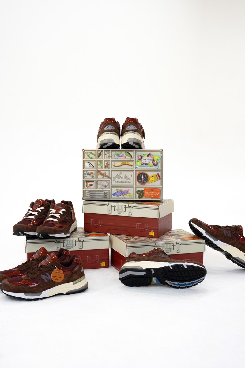アミーネが自身初のニューバランス メイドイン USA コラボ 992 “アウトドア スクール” を発表 Amine New Balance Made in USA 992 first look