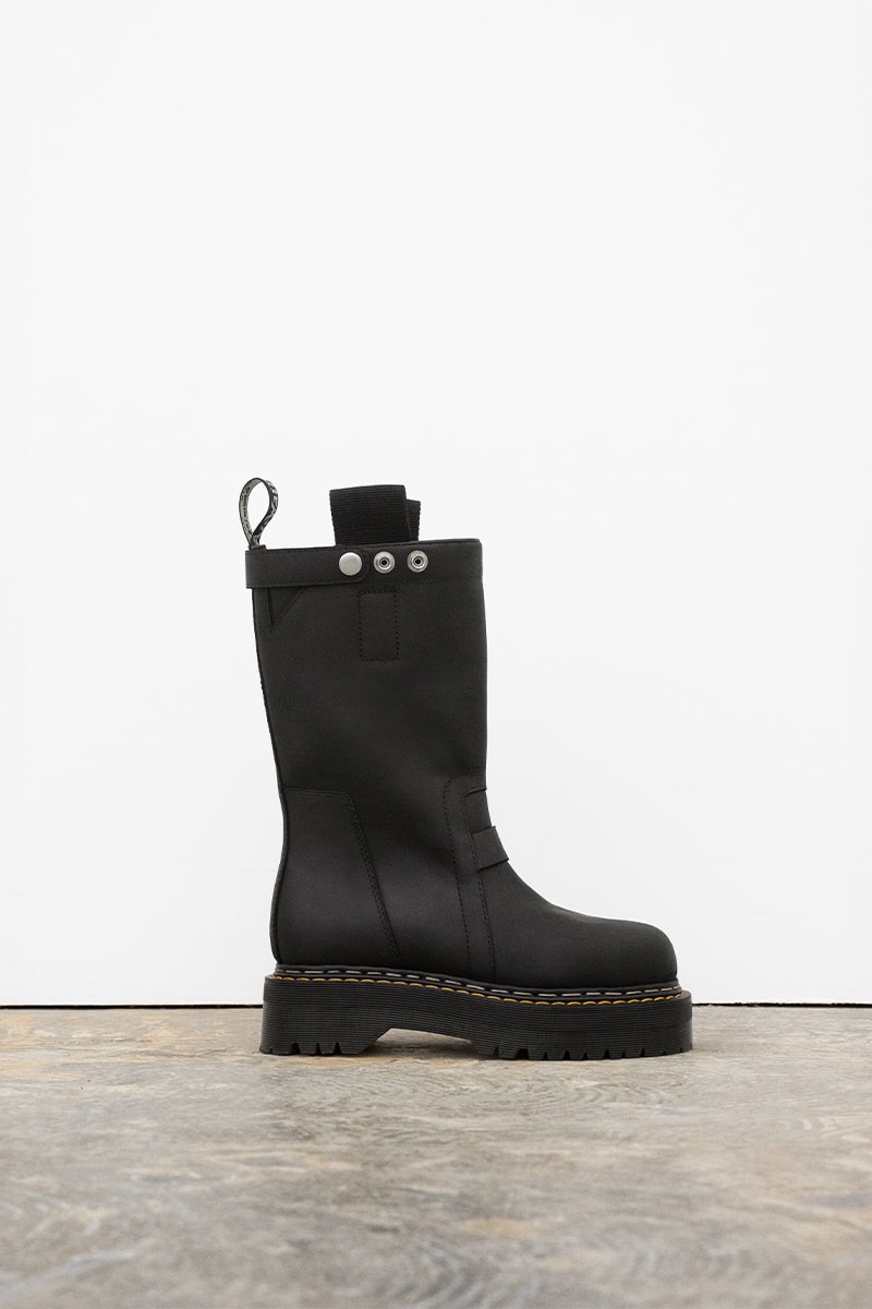 ドクターマーチンとリックオウエンスが最新コラボを発表  dr martens rick owens collabo shoes release info