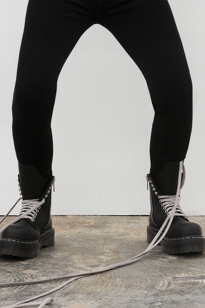 ドクターマーチンとリックオウエンスが最新コラボを発表  dr martens rick owens collabo shoes release info