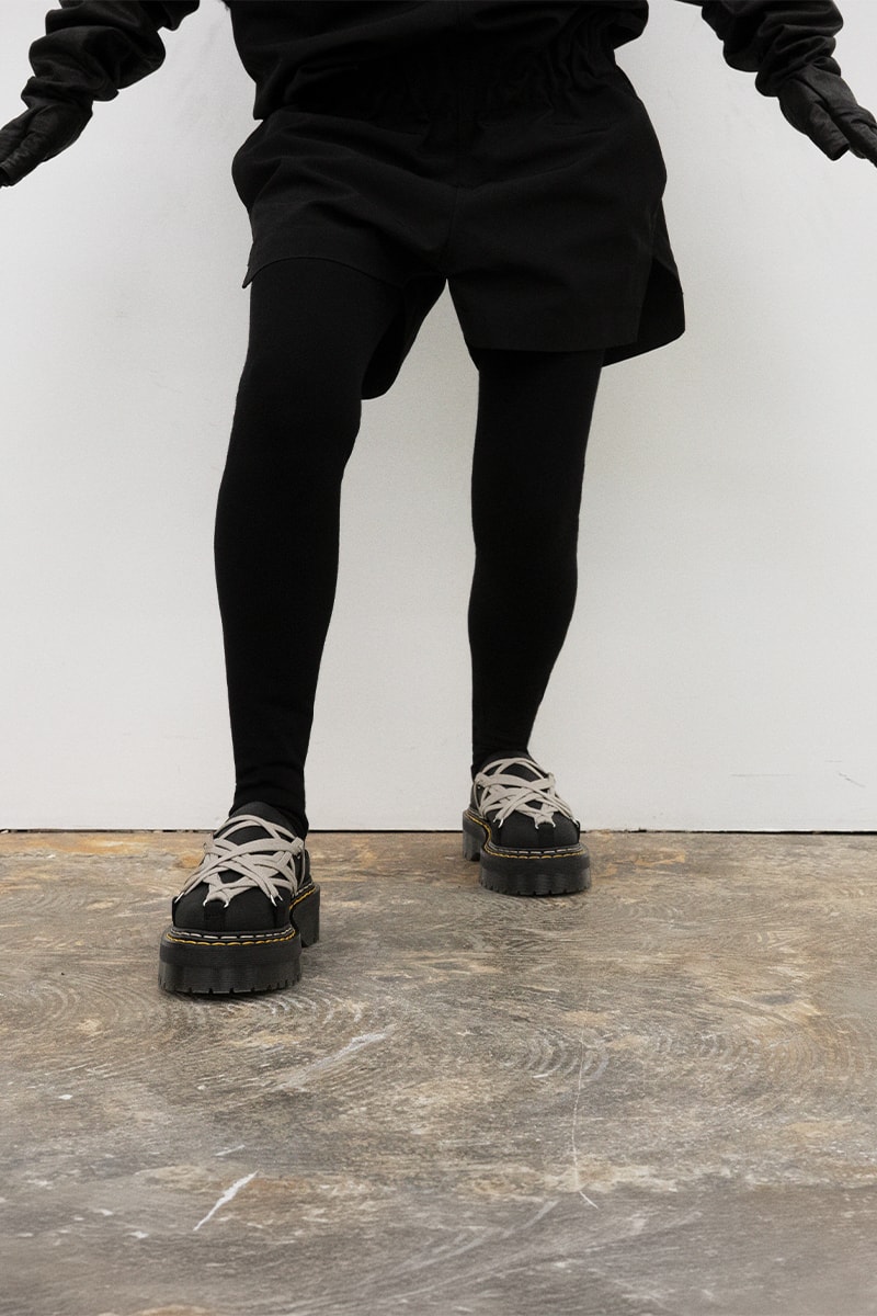 ドクターマーチンとリックオウエンスが最新コラボを発表  dr martens rick owens collabo shoes release info