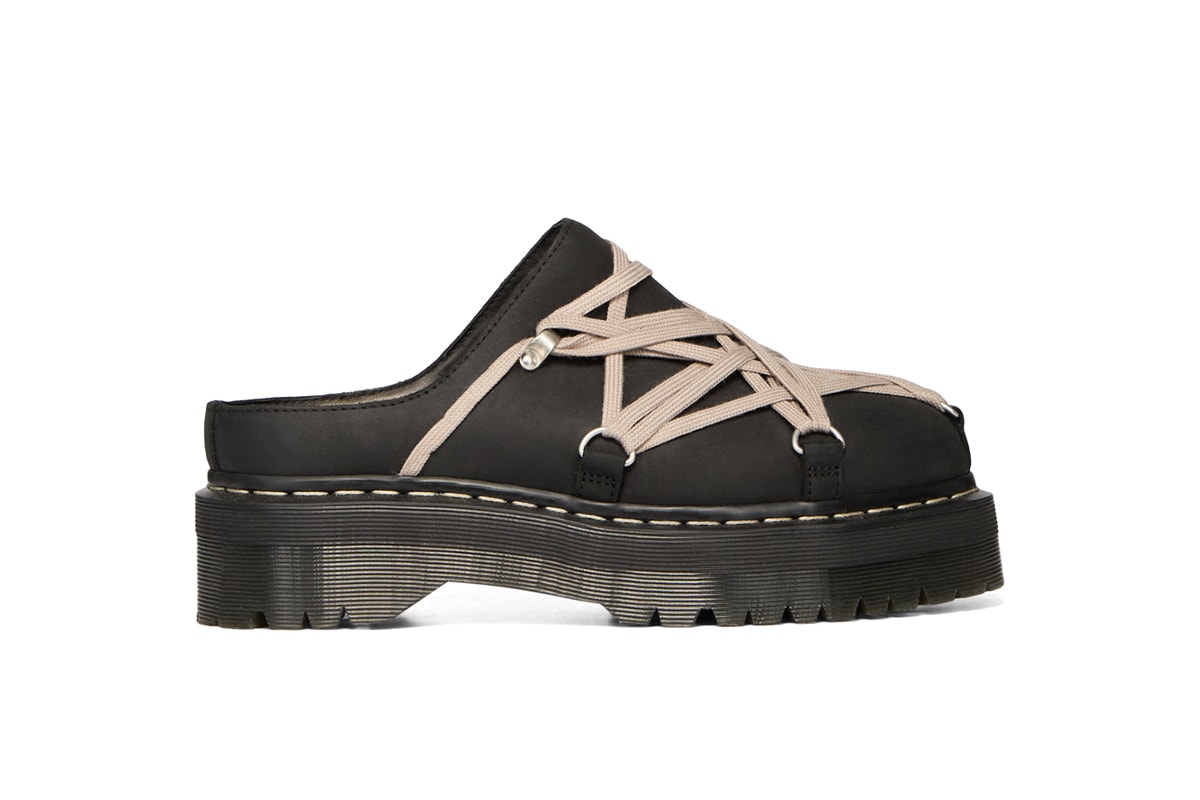 ドクターマーチンとリックオウエンスが最新コラボを発表  dr martens rick owens collabo shoes release info