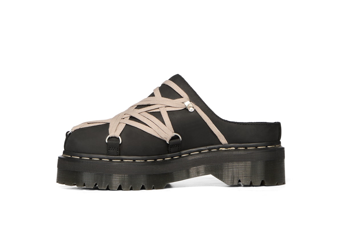 ドクターマーチンとリックオウエンスが最新コラボを発表  dr martens rick owens collabo shoes release info