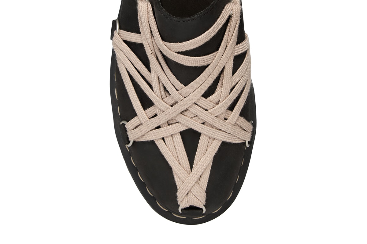 ドクターマーチンとリックオウエンスが最新コラボを発表  dr martens rick owens collabo shoes release info