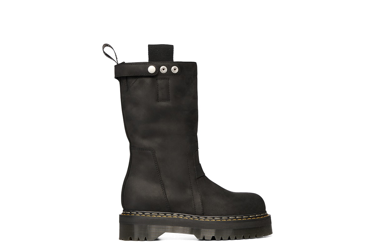 ドクターマーチンとリックオウエンスが最新コラボを発表  dr martens rick owens collabo shoes release info