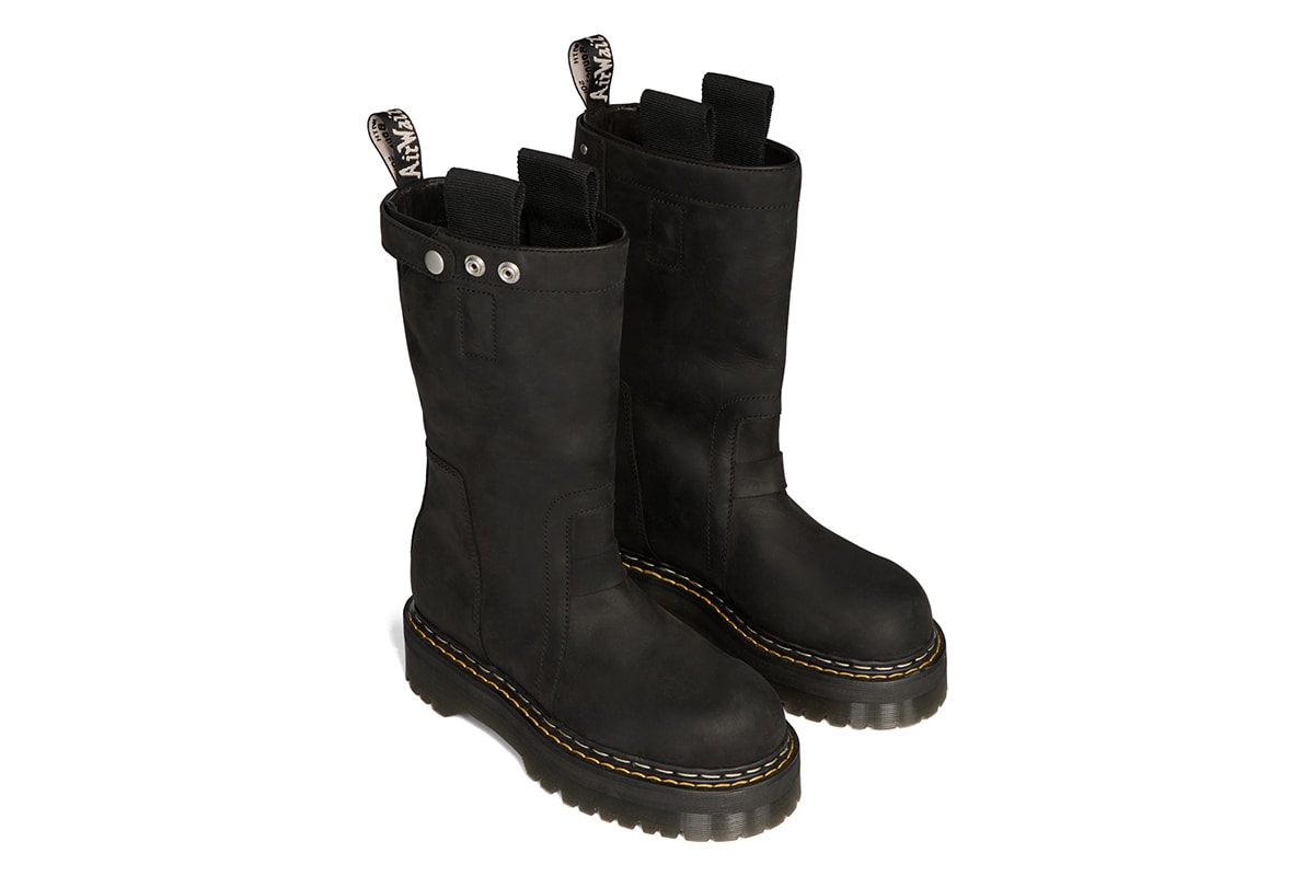 ドクターマーチンとリックオウエンスが最新コラボを発表  dr martens rick owens collabo shoes release info