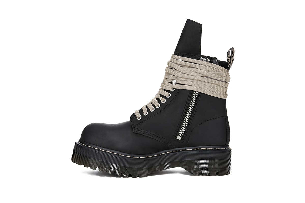 ドクターマーチンとリックオウエンスが最新コラボを発表  dr martens rick owens collabo shoes release info