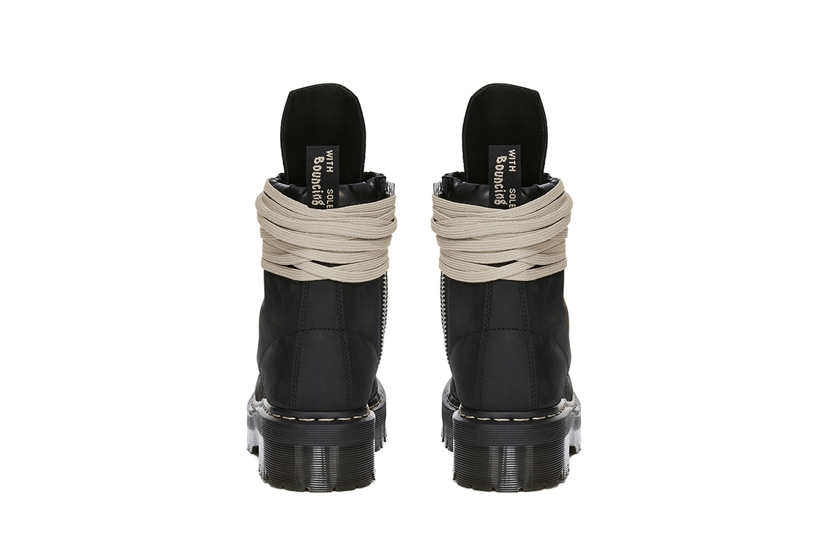 ドクターマーチンとリックオウエンスが最新コラボを発表  dr martens rick owens collabo shoes release info