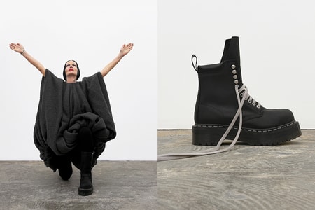 Dr. Martens と Rick Owens が最新コラボを発表 ── 新作ブーツとミュールが登場