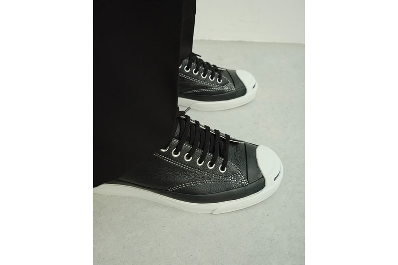 コンバースジャックパーセル 1935 にブラックレザーの新作が登場 converse jack purcell 1935 black leather release info