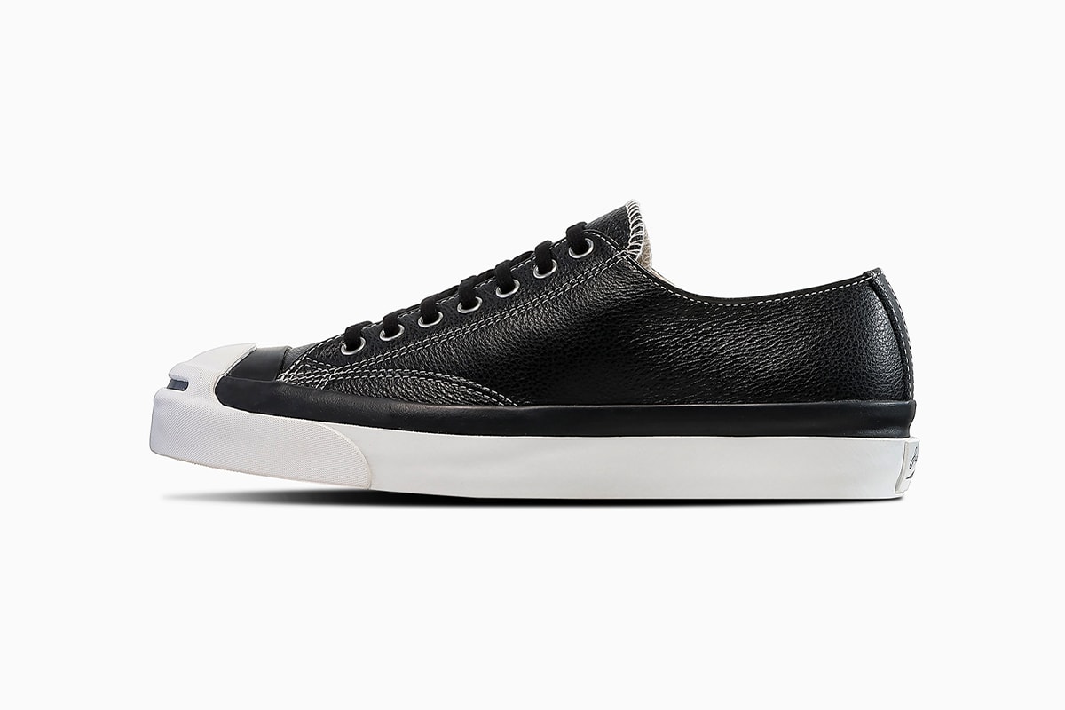 コンバースジャックパーセル 1935 にブラックレザーの新作が登場 converse jack purcell 1935 black leather release info