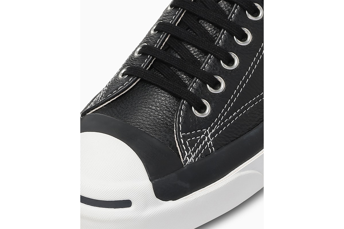 コンバースジャックパーセル 1935 にブラックレザーの新作が登場 converse jack purcell 1935 black leather release info
