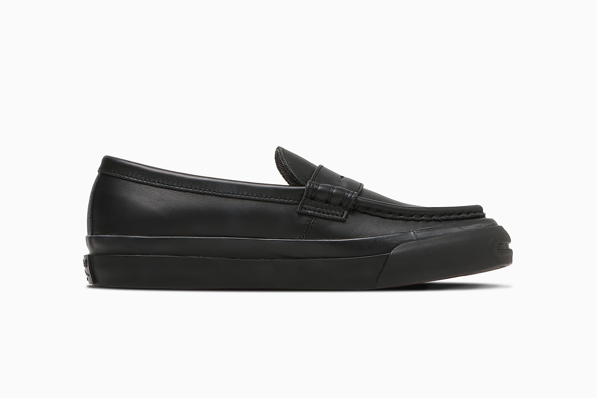 コンバースジャックパーセル 1935 にブラックレザーの新作が登場 converse jack purcell 1935 black leather release info