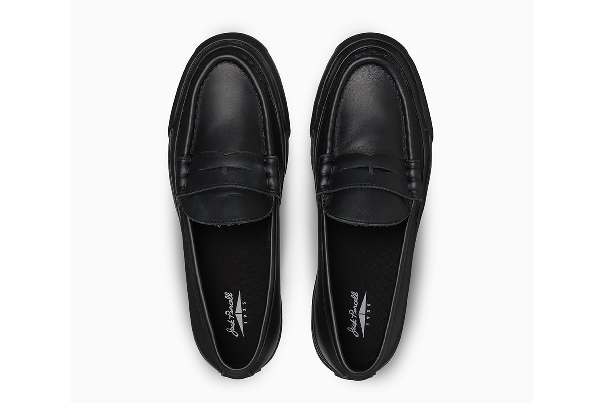 コンバースジャックパーセル 1935 にブラックレザーの新作が登場 converse jack purcell 1935 black leather release info