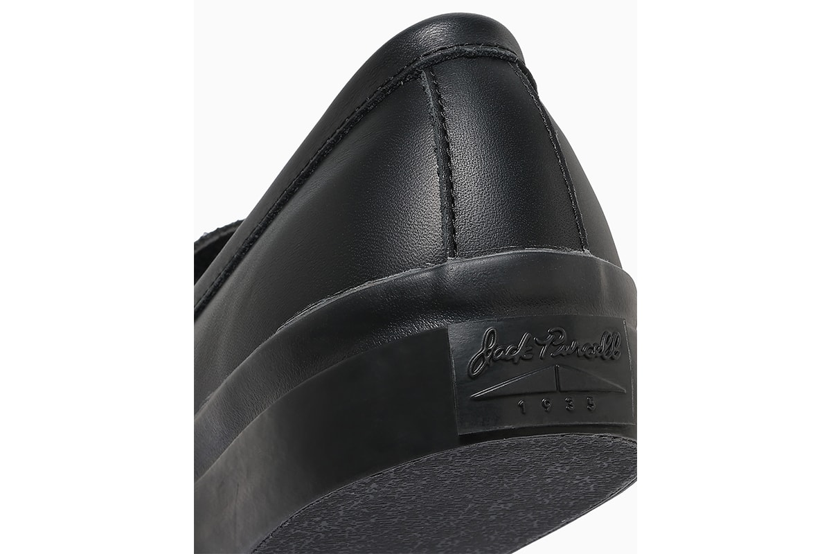 コンバースジャックパーセル 1935 にブラックレザーの新作が登場 converse jack purcell 1935 black leather release info