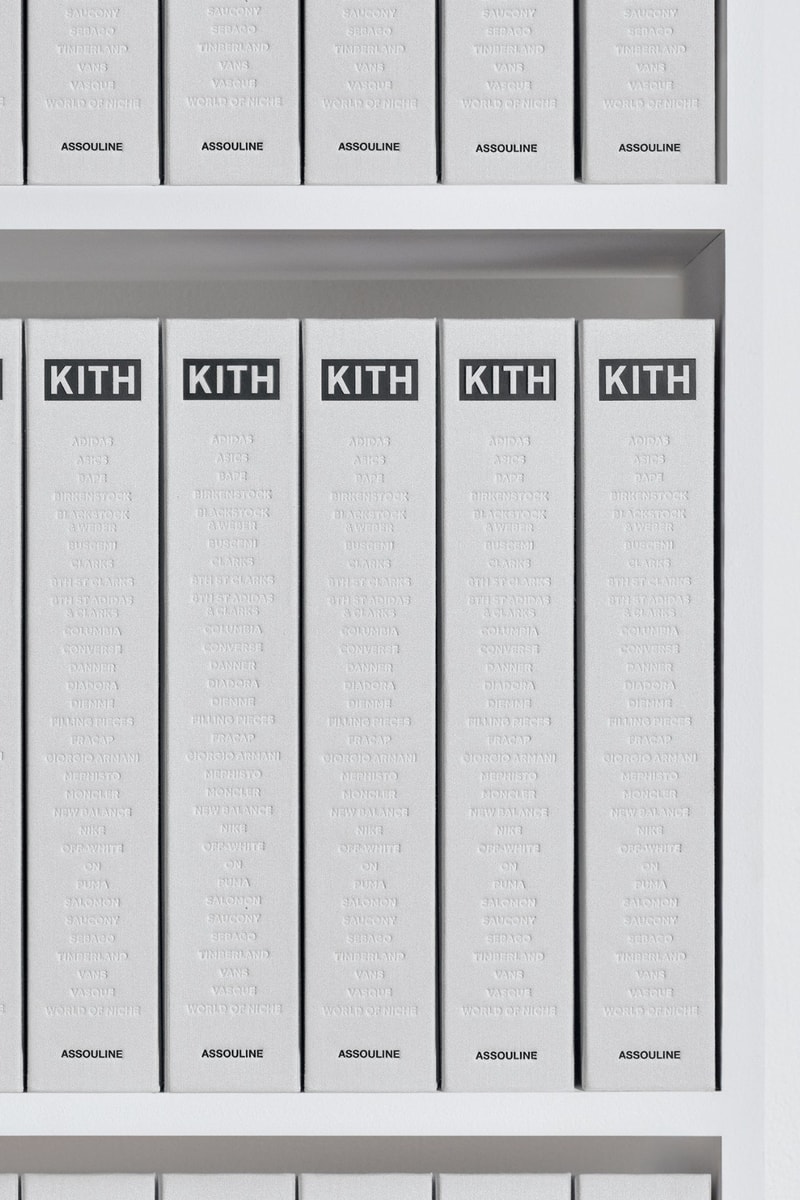 キスが創立15周年を記念したアーカイヴブック『Kith: The Footwear Archive』を刊行 Kith: The Footwear Archive book release info