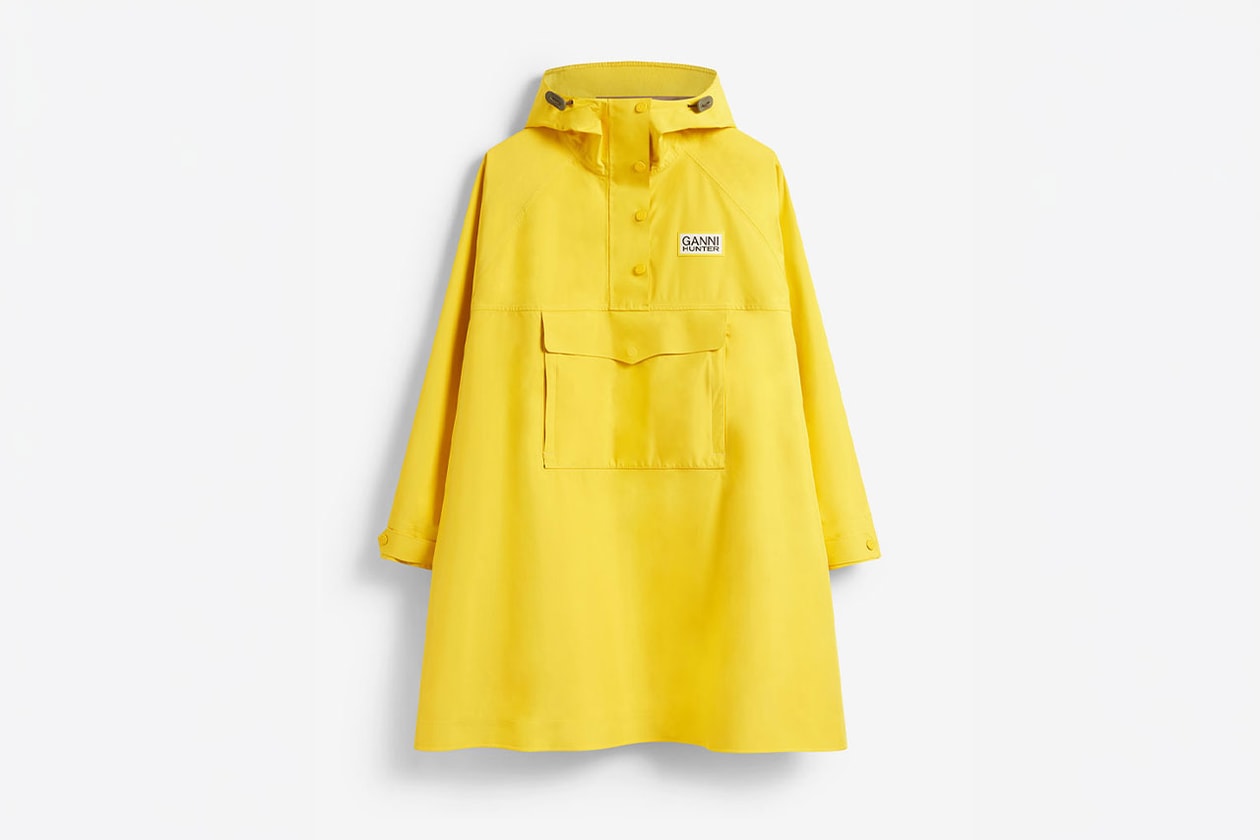 ガニーとハンターが初のコラボレーションを発表 ganni hunter collab collection rain wear relese info