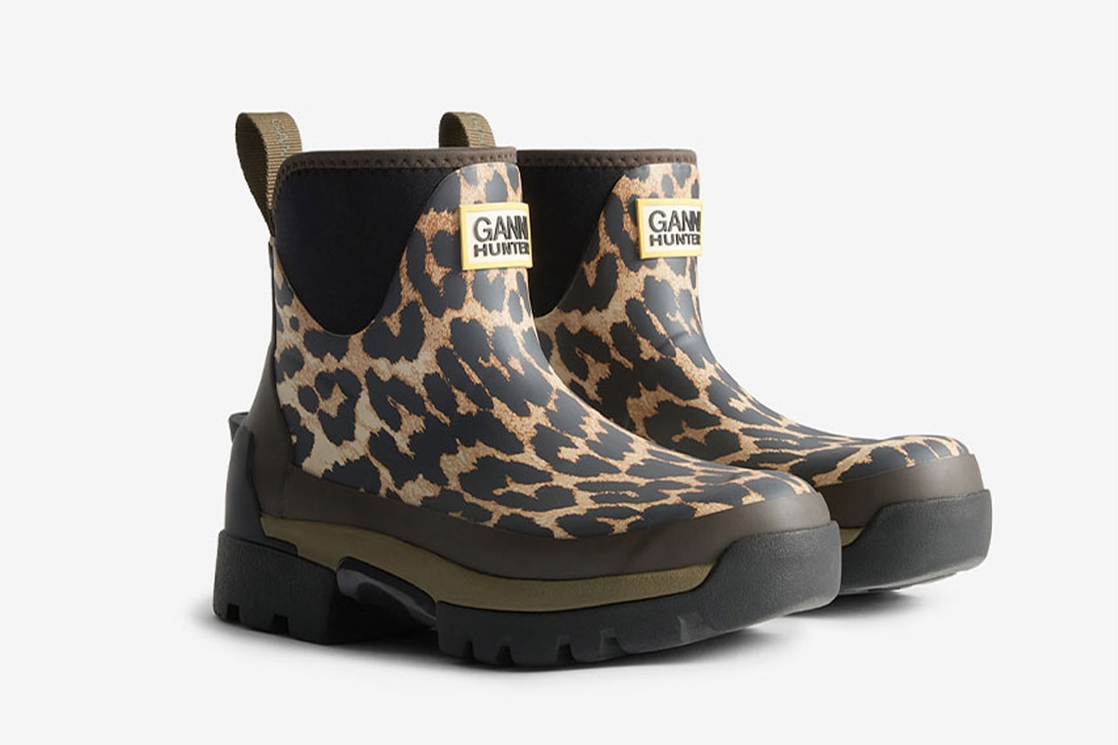 ガニーとハンターが初のコラボレーションを発表 ganni hunter collab collection rain wear relese info
