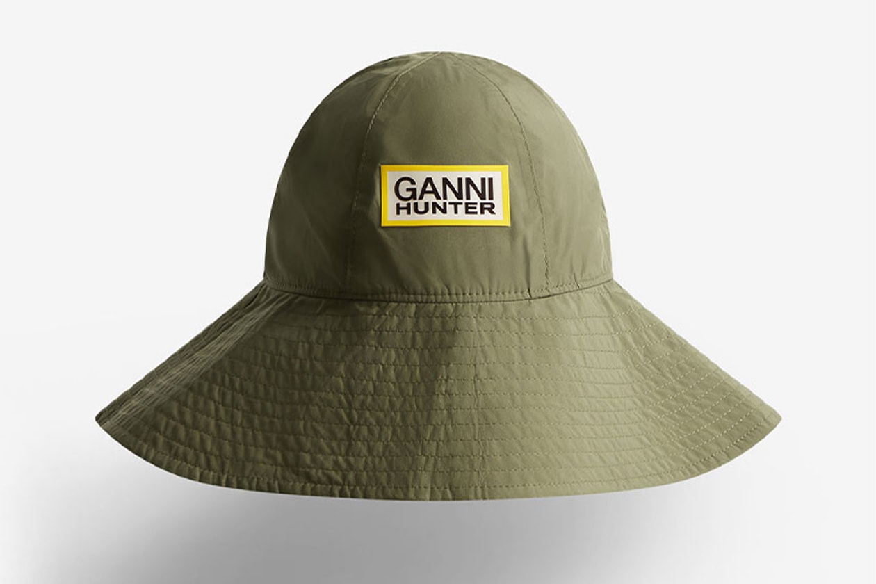 ガニーとハンターが初のコラボレーションを発表 ganni hunter collab collection rain wear relese info
